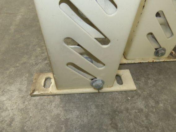 18-1/2"W Conveyor Leg Stationary Floor Support TAN 20-1/2" to 28"H