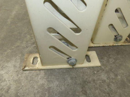 18-1/2"W Conveyor Leg Stationary Floor Support TAN 20-1/2" to 28"H