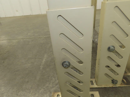 18-1/2"W Conveyor Leg Stationary Floor Support TAN 20-1/2" to 28"H