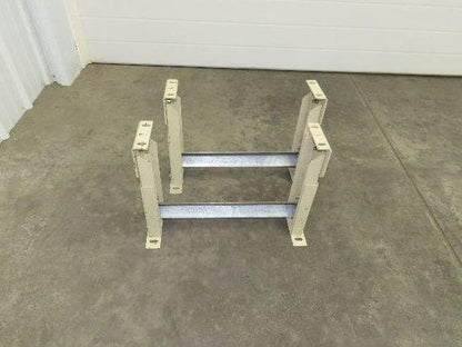 19"W Conveyor Leg Stationary Floor Support TAN 14-1/2" to 19"H