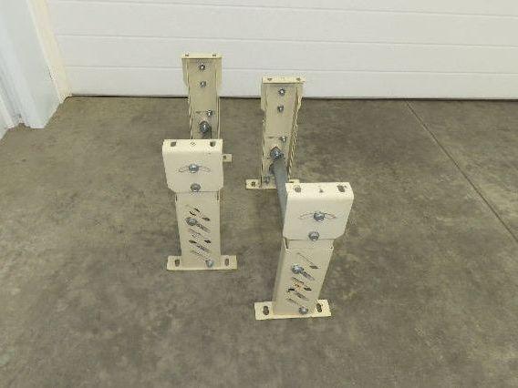 19"W Conveyor Leg Stationary Floor Support TAN 14-1/2" to 19"H