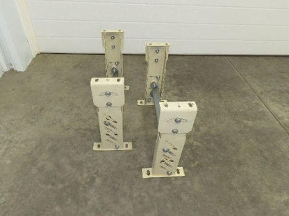 19"W Conveyor Leg Stationary Floor Support TAN 14-1/2" to 19"H