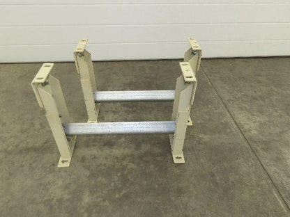 19"W Conveyor Leg Stationary Floor Support TAN 14-1/2" to 19"H