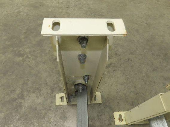 19"W Conveyor Leg Stationary Floor Support TAN 14-1/2" to 19"H