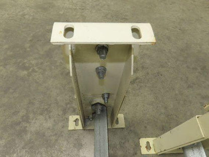 19"W Conveyor Leg Stationary Floor Support TAN 14-1/2" to 19"H