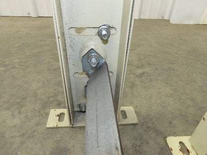 19"W Conveyor Leg Stationary Floor Support TAN 14-1/2" to 19"H
