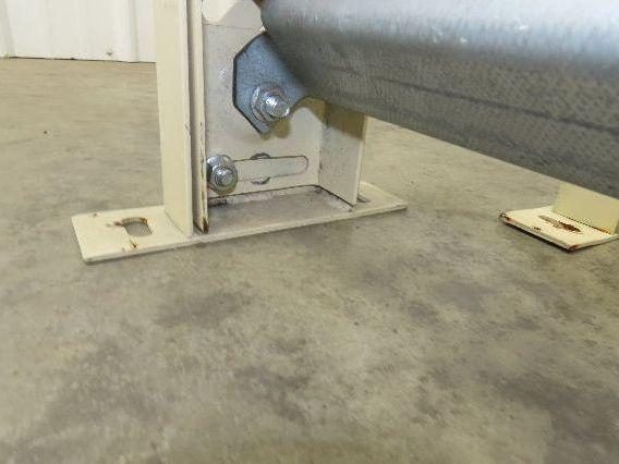 19"W Conveyor Leg Stationary Floor Support TAN 14-1/2" to 19"H