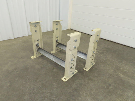 19"W Conveyor Leg Stationary Floor Support TAN 14-1/2" to 19"H
