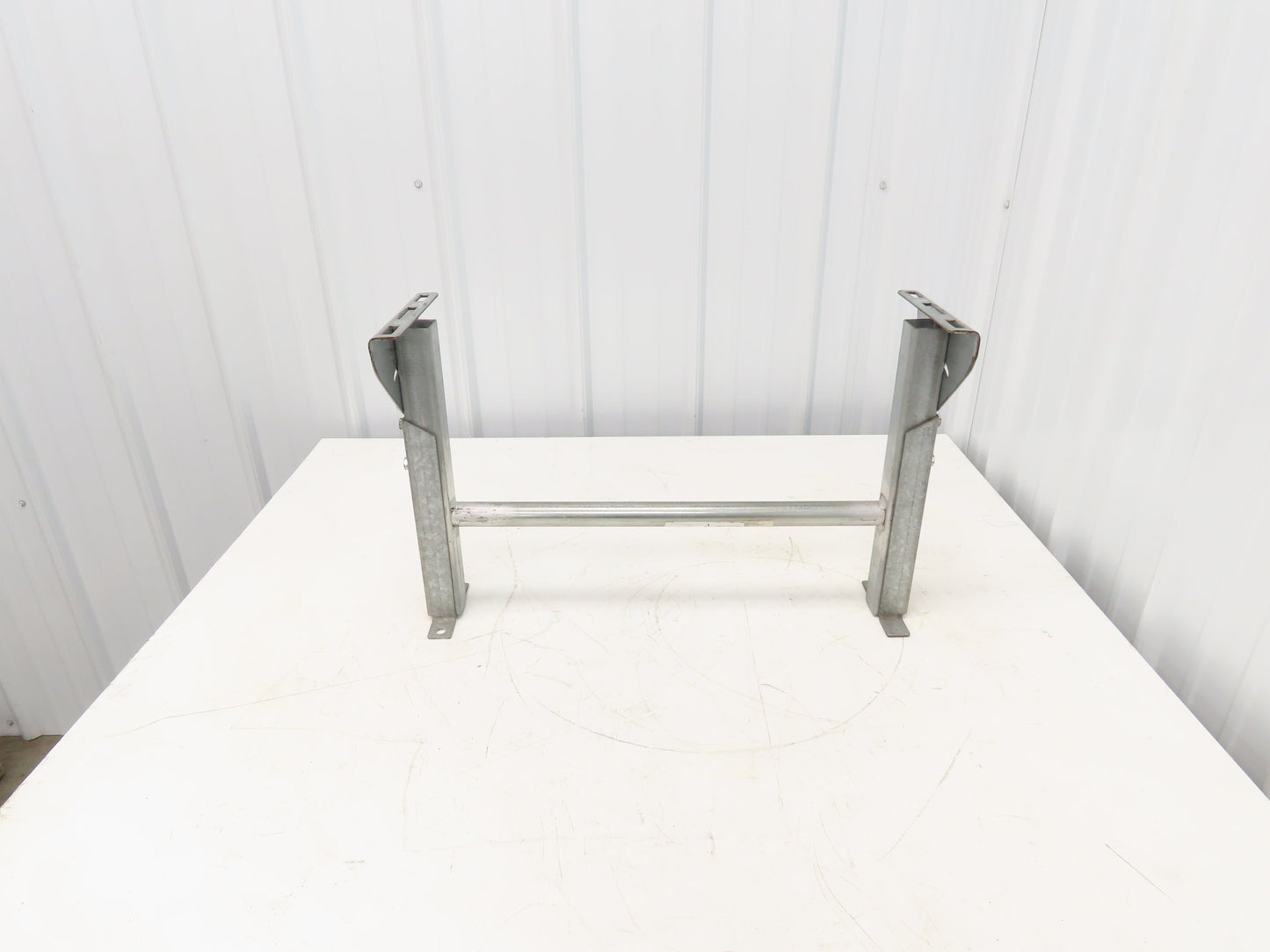 Automotion 24-1/2"W Conveyor Leg Stationary Floor Support 16" to 24"H Galvanized