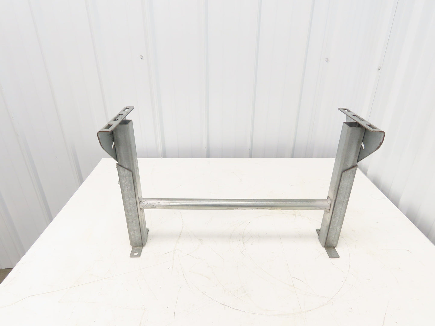 Automotion 24-1/2"W Conveyor Leg Stationary Floor Support 16" to 24"H Galvanized