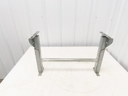 Automotion 24-1/2"W Conveyor Leg Stationary Floor Support 16" to 24"H Galvanized