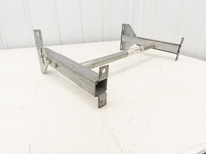 Automotion 24-1/2"W Conveyor Leg Stationary Floor Support 16" to 24"H Galvanized