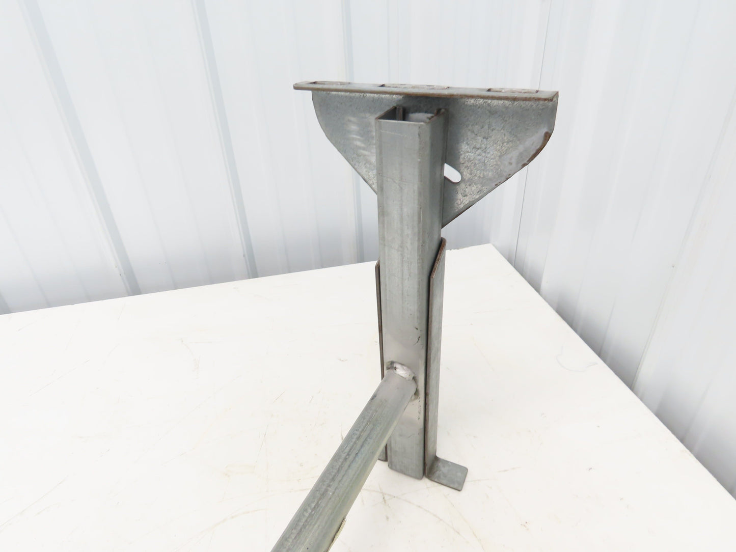 Automotion 24-1/2"W Conveyor Leg Stationary Floor Support 16" to 24"H Galvanized