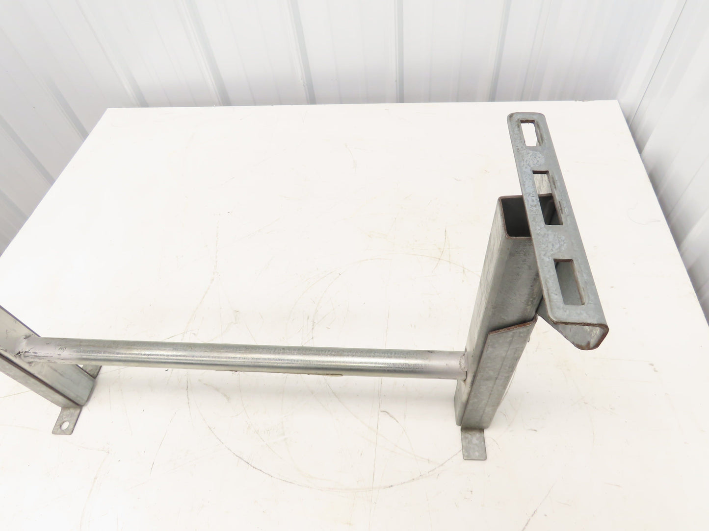Automotion 24-1/2"W Conveyor Leg Stationary Floor Support 16" to 24"H Galvanized