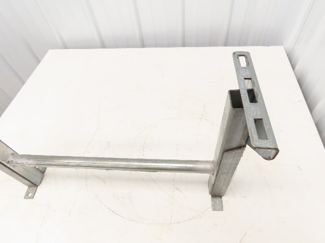 Automotion 24-1/2"W Conveyor Leg Stationary Floor Support 16" to 24"H Galvanized