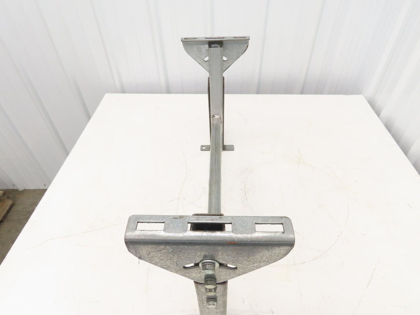 Automotion 24-1/2"W Conveyor Leg Stationary Floor Support 16" to 24"H Galvanized