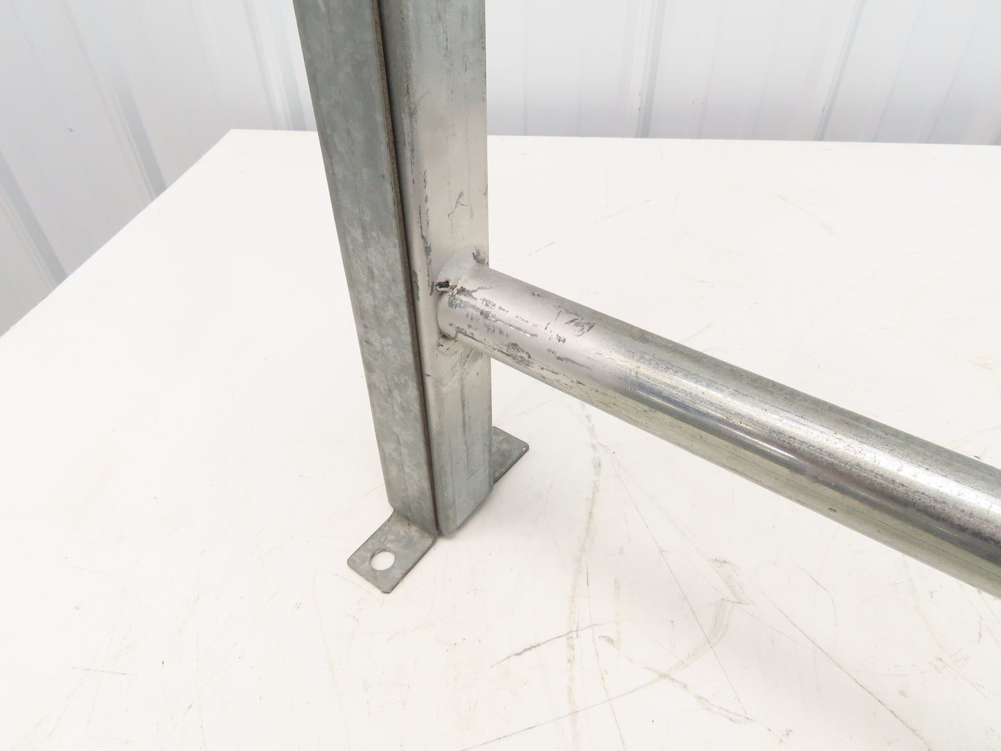 Automotion 24-1/2"W Conveyor Leg Stationary Floor Support 16" to 24"H Galvanized