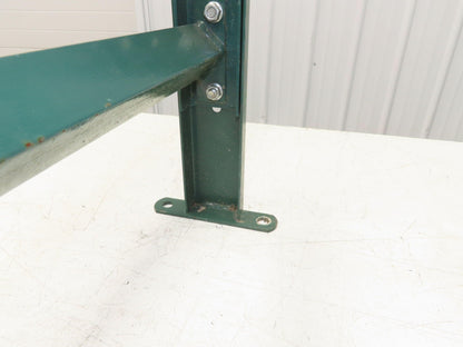 18"W Conveyor Leg Stationary Floor Support GREEN 19-5/8" to 29-5/8"H
