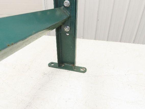 18"W Conveyor Leg Stationary Floor Support GREEN 19-5/8" to 29-5/8"H
