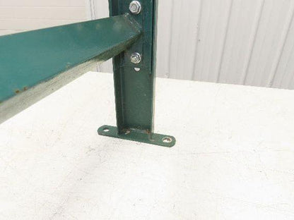 18"W Conveyor Leg Stationary Floor Support GREEN 19-5/8" to 29-5/8"H