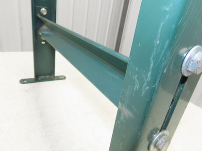 18"W Conveyor Leg Stationary Floor Support GREEN 19-5/8" to 29-5/8"H