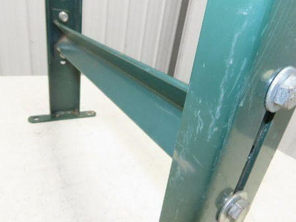 18"W Conveyor Leg Stationary Floor Support GREEN 19-5/8" to 29-5/8"H