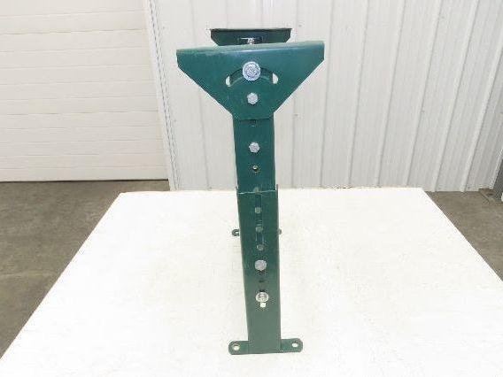 18"W Conveyor Leg Stationary Floor Support GREEN 19-5/8" to 29-5/8"H