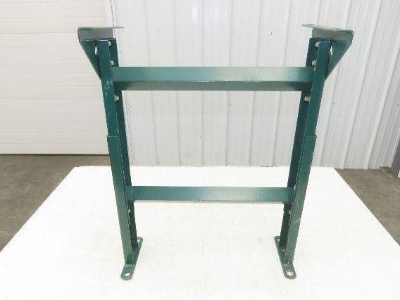 18"W Conveyor Leg Stationary Floor Support GREEN 19-5/8" to 29-5/8"H