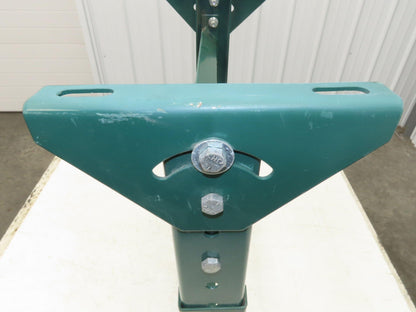 18"W Conveyor Leg Stationary Floor Support GREEN 19-5/8" to 29-5/8"H