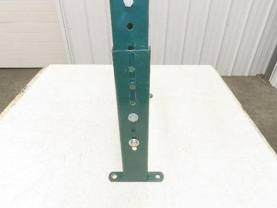 18"W Conveyor Leg Stationary Floor Support GREEN 19-5/8" to 29-5/8"H