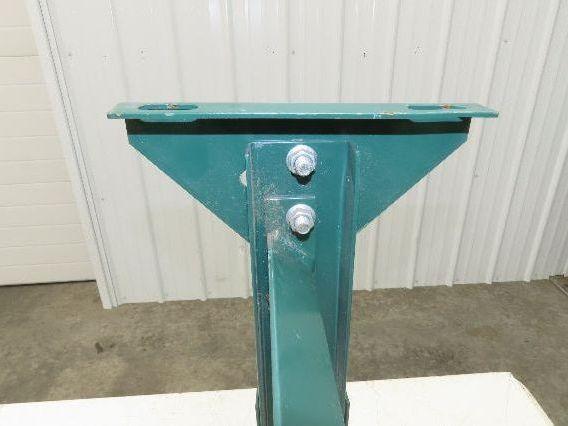 18"W Conveyor Leg Stationary Floor Support GREEN 19-5/8" to 29-5/8"H