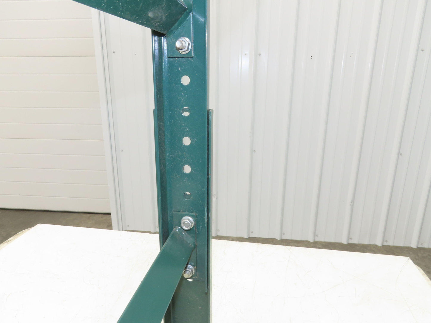 18"W Conveyor Leg Stationary Floor Support GREEN 19-5/8" to 29-5/8"H