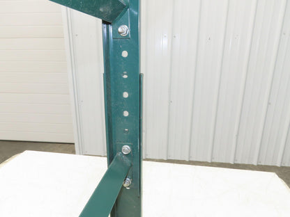 18"W Conveyor Leg Stationary Floor Support GREEN 19-5/8" to 29-5/8"H