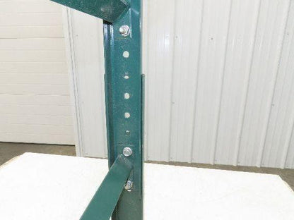 18"W Conveyor Leg Stationary Floor Support GREEN 19-5/8" to 29-5/8"H