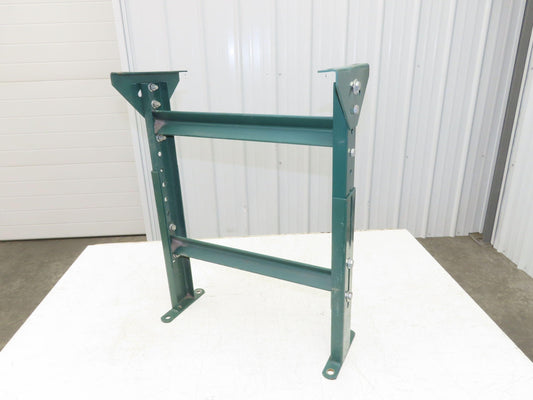 18"W Conveyor Leg Stationary Floor Support GREEN 19-5/8" to 29-5/8"H