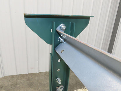 25"W Conveyor Leg Stationary Floor Support GREEN 19" to 31"H