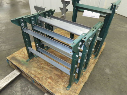 25"W Conveyor Leg Stationary Floor Support GREEN 19" to 31"H