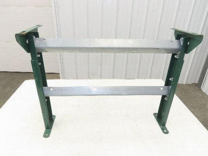 25"W Conveyor Leg Stationary Floor Support GREEN 19" to 31"H