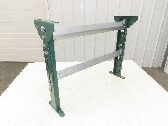 25"W Conveyor Leg Stationary Floor Support GREEN 19" to 31"H