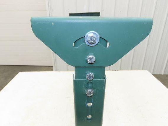 25"W Conveyor Leg Stationary Floor Support GREEN 19" to 31"H