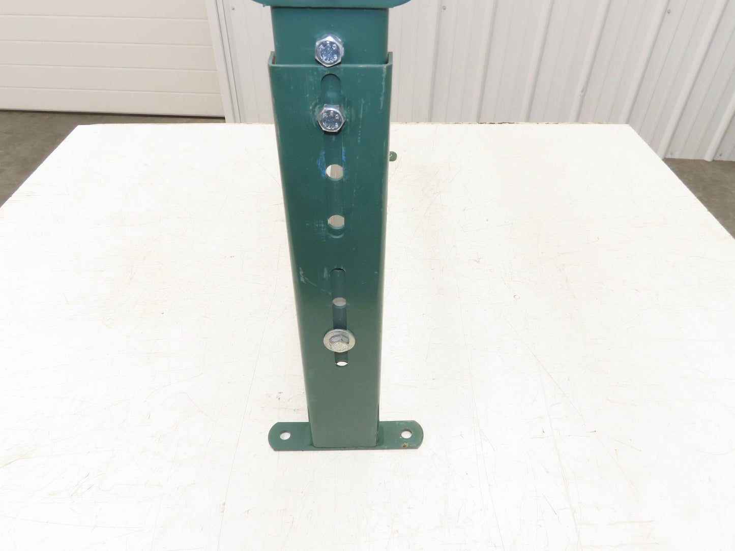 25"W Conveyor Leg Stationary Floor Support GREEN 19" to 31"H