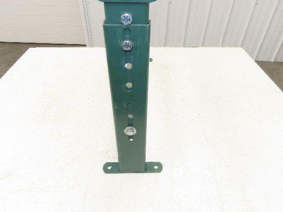 25"W Conveyor Leg Stationary Floor Support GREEN 19" to 31"H