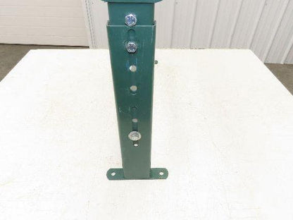 25"W Conveyor Leg Stationary Floor Support GREEN 19" to 31"H