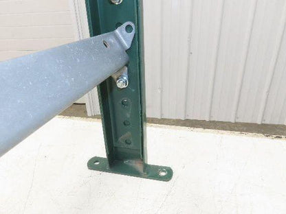 25"W Conveyor Leg Stationary Floor Support GREEN 19" to 31"H