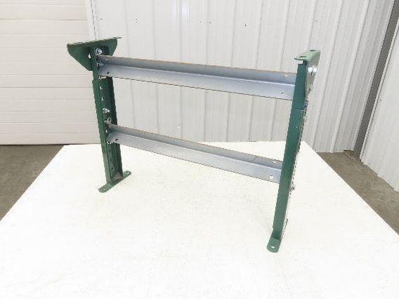 25"W Conveyor Leg Stationary Floor Support GREEN 19" to 31"H