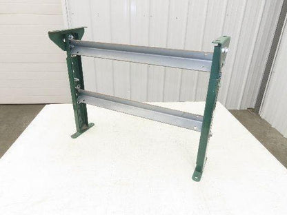 25"W Conveyor Leg Stationary Floor Support GREEN 19" to 31"H