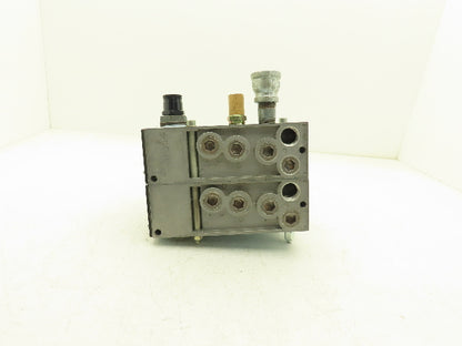 Mac MV-P3a-AADB-DM-DDAP-1DN Pneumatic Air 2 Valve/Manifold Assembly 24v 120psi