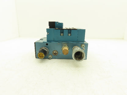Mac MV-P3a-AADB-DM-DDAP-1DN Pneumatic Air 2 Valve/Manifold Assembly 24v 120psi