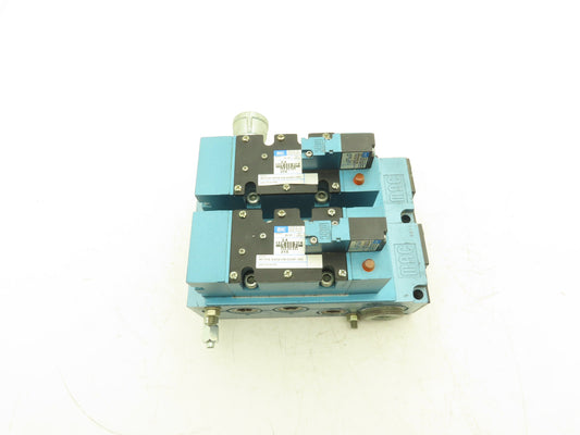 Mac MV-P3a-AADB-DM-DDAP-1DN Pneumatic Air 2 Valve/Manifold Assembly 24v 120psi