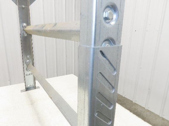 36"W Conveyor Leg Stationary Floor Support 30" to 43"H Galvanized